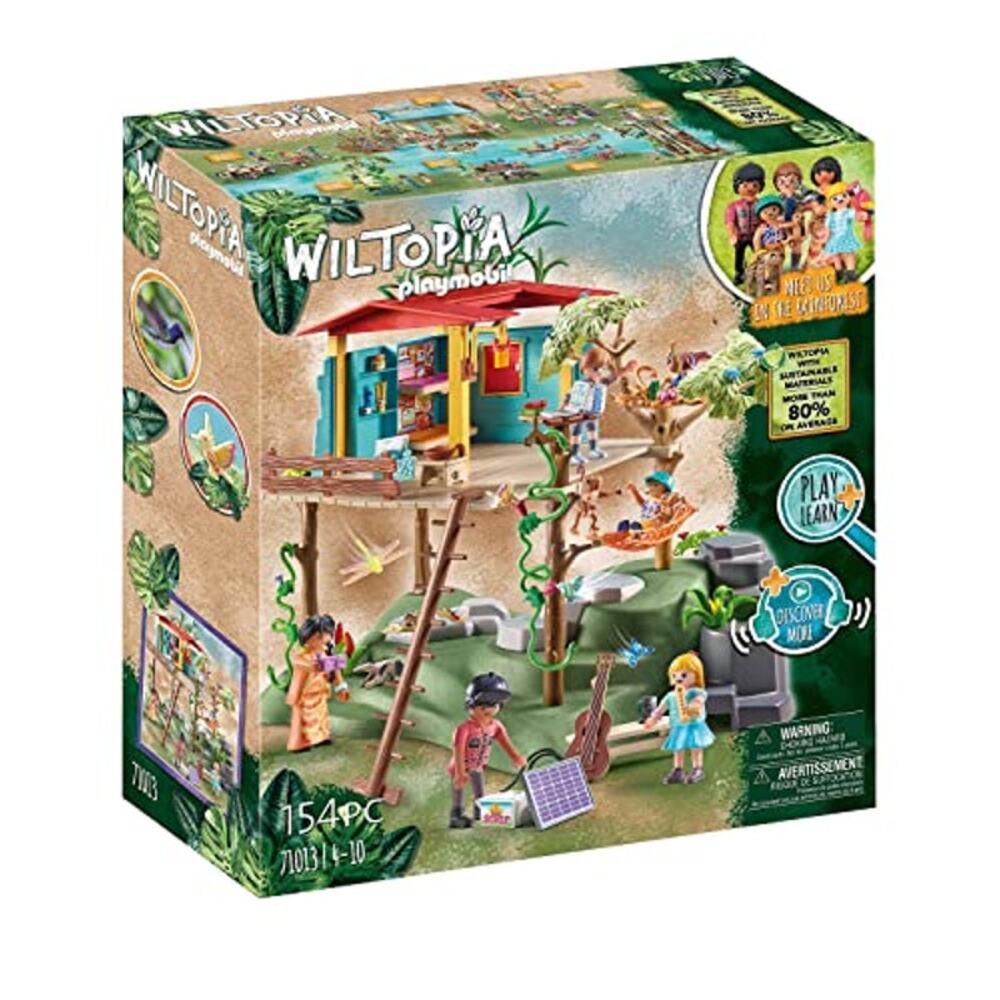 Playmobil Wiltopia - Family Tree House 154 Pieces  NWT